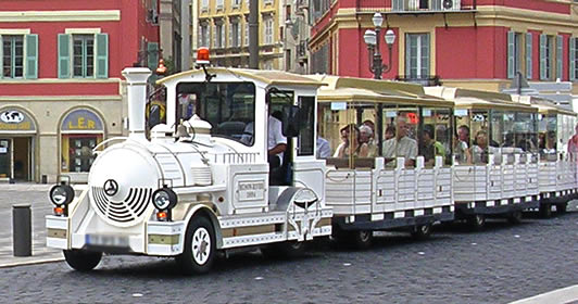 Petit train de Nice Place Masséna